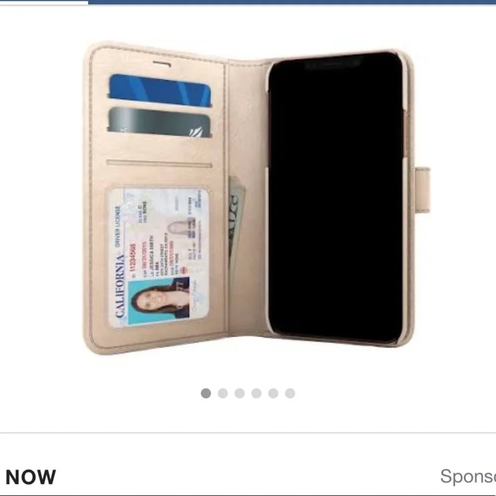 Skech polo book wallet case for iphone x